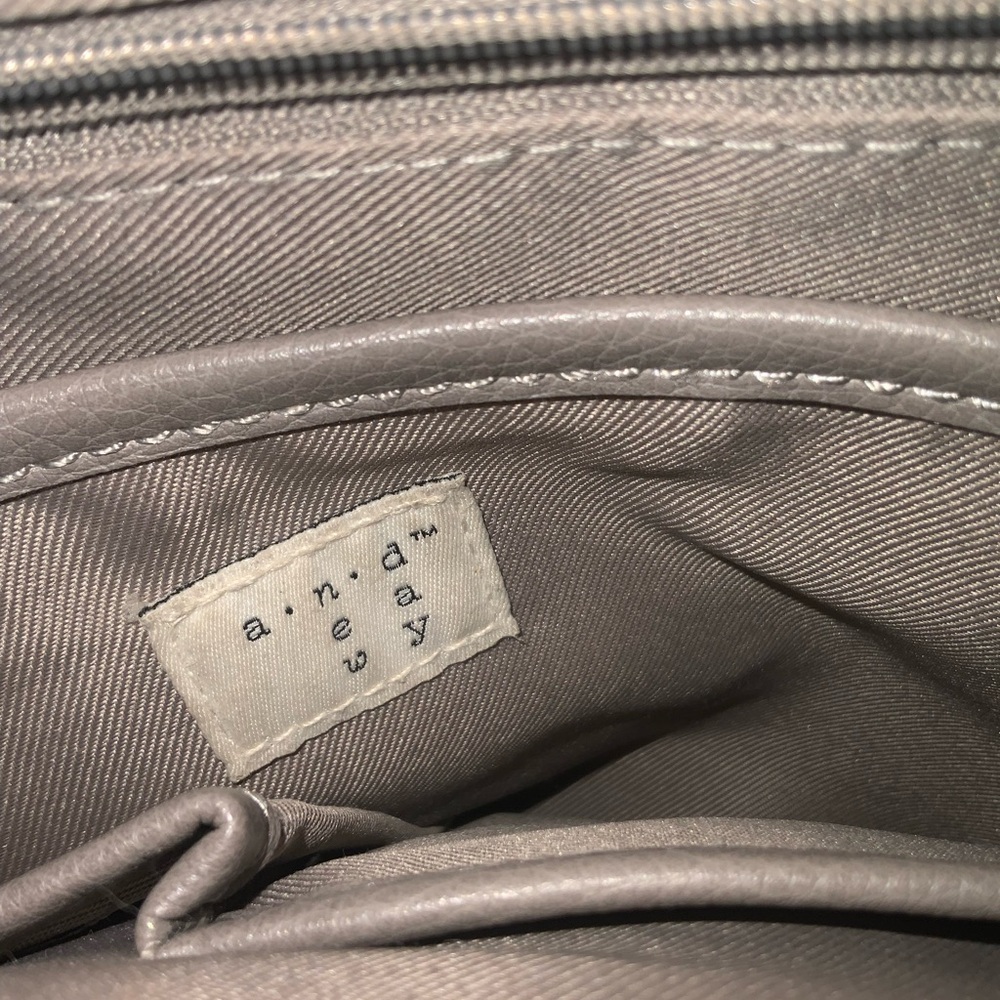 A New Day Taupe Backpack with Gold Accents - Picture 3 of 4